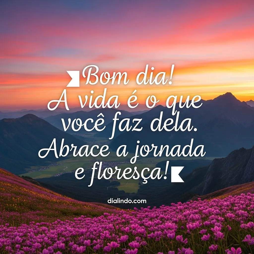 Jornada em Flor - Imagem inspiradora