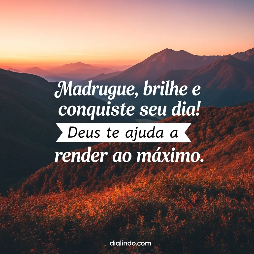 Madrugada Produtiva: Deus Contigo