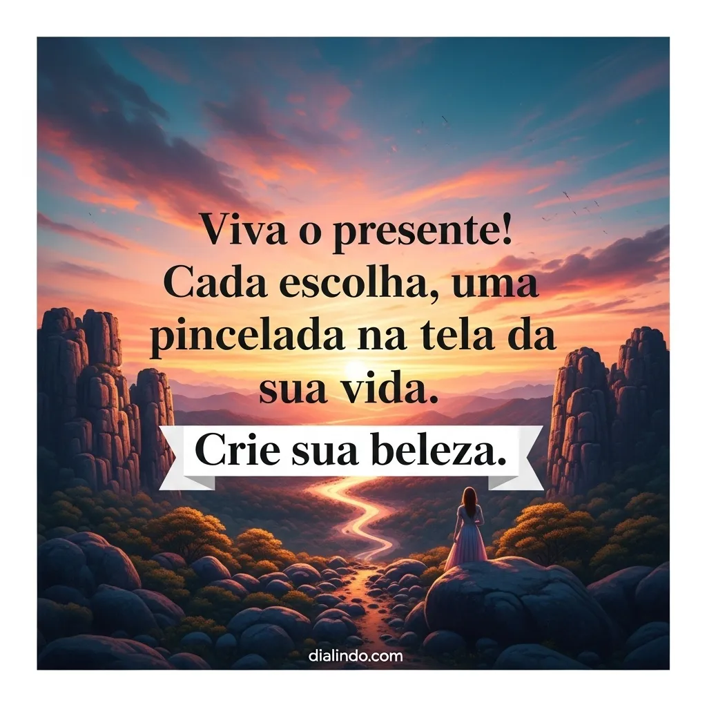 Sua Vida, Sua Obra-Prima - Imagem inspiradora