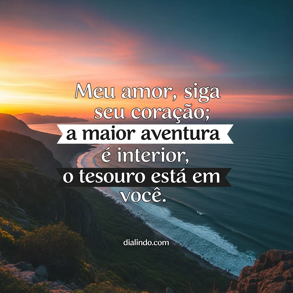 Sua Aventura Interior Aguarda - Imagem inspiradora
