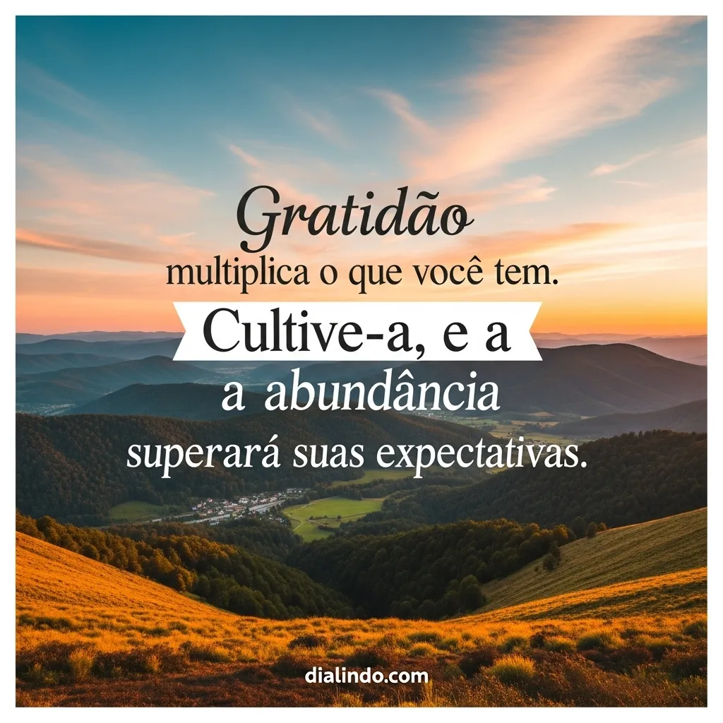 Gratidão: Abundância Infinita