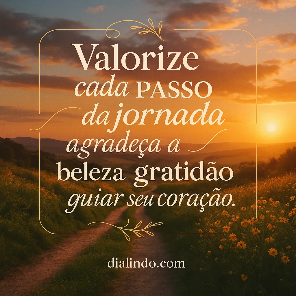 Gratidão Guiando Passos