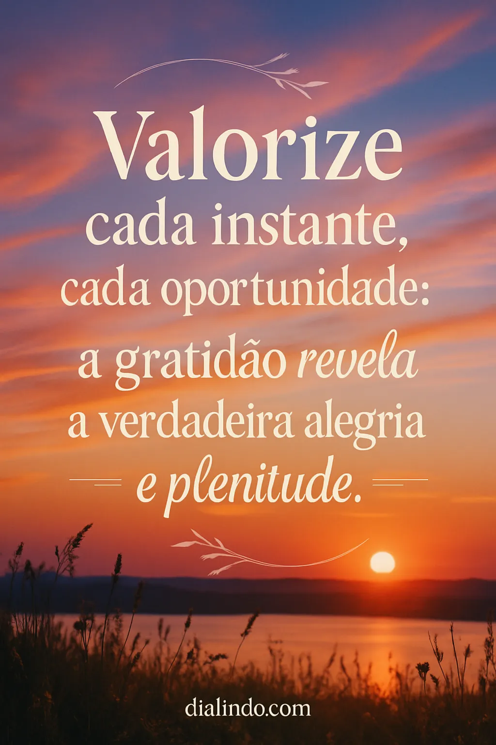 Gratidão: Alegria Instantânea