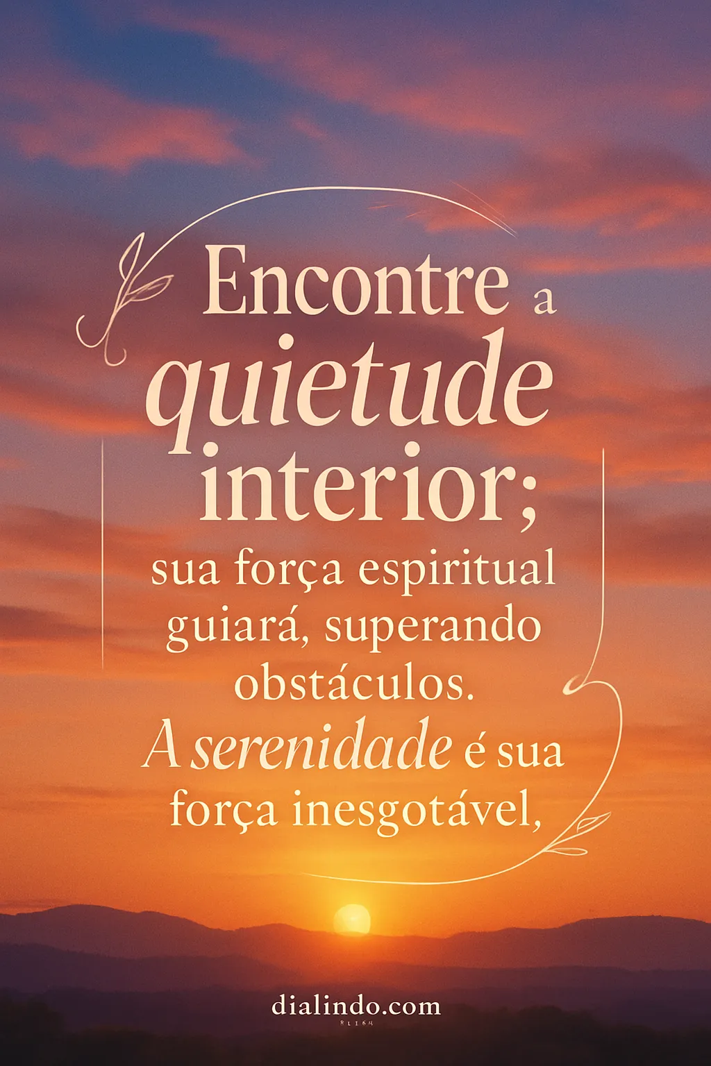 Serenidade: Força Inquebrantável