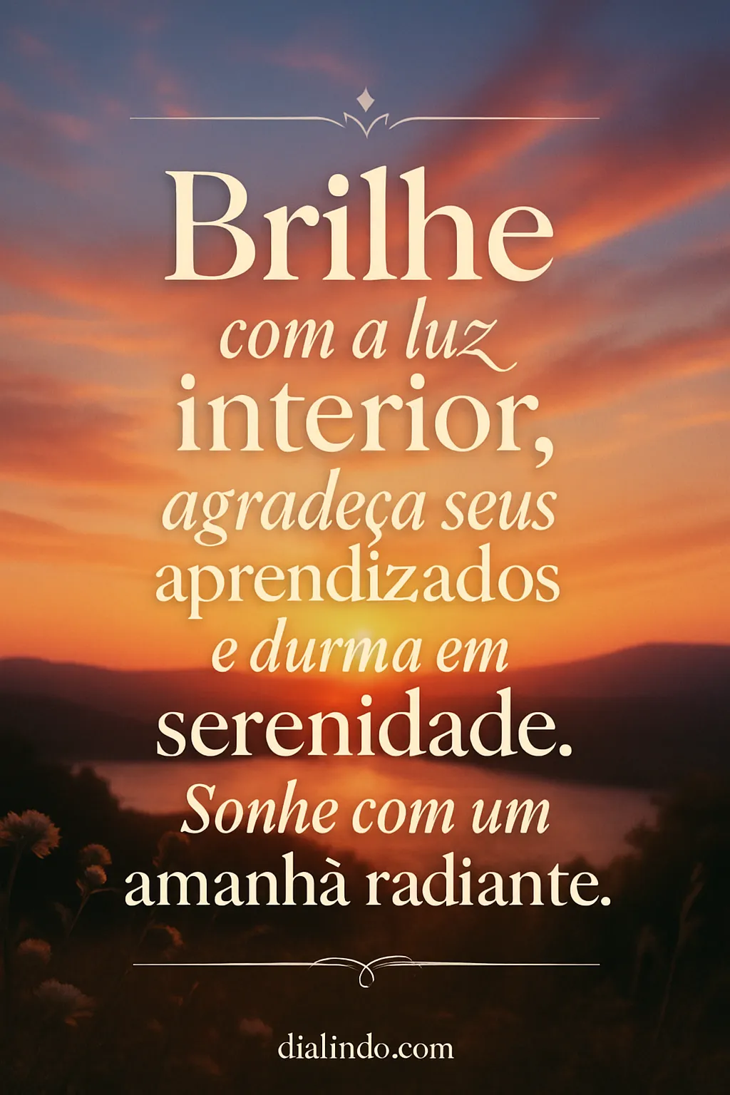 Serenidade Radiante Amanhecer