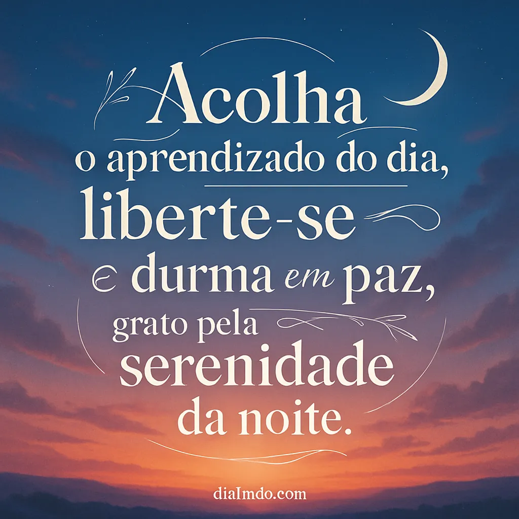 Serenidade Noturna Gratidão