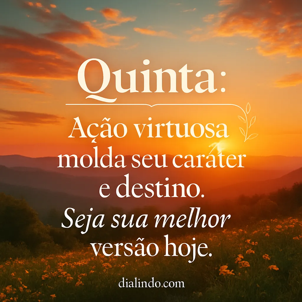 Quinta: Forja Seu Destino