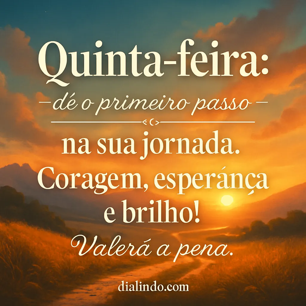 Quinta: Avante, Brilhe!