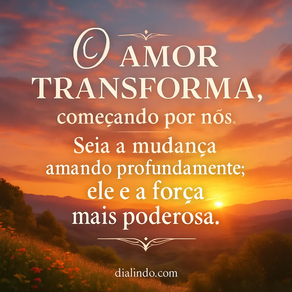 Transformação Começa Dentro