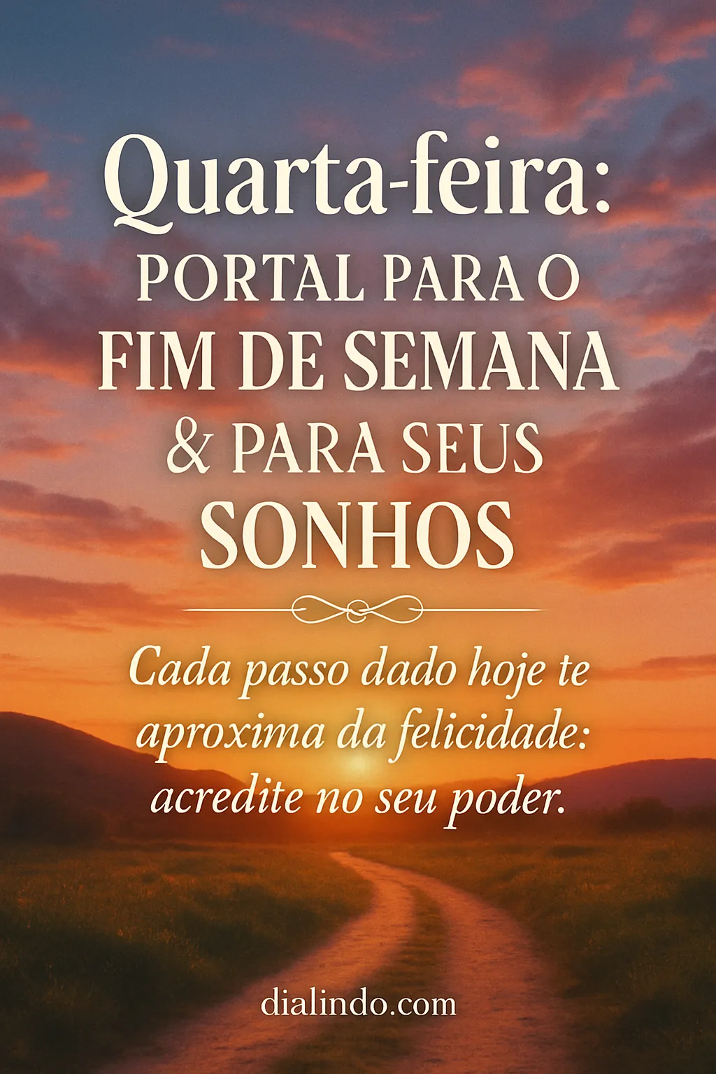 Quarta-feira: Passo a Passo Felicidade
