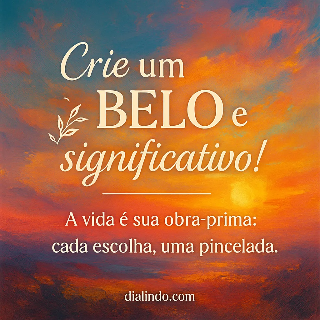 Sua Obra-Prima Diária