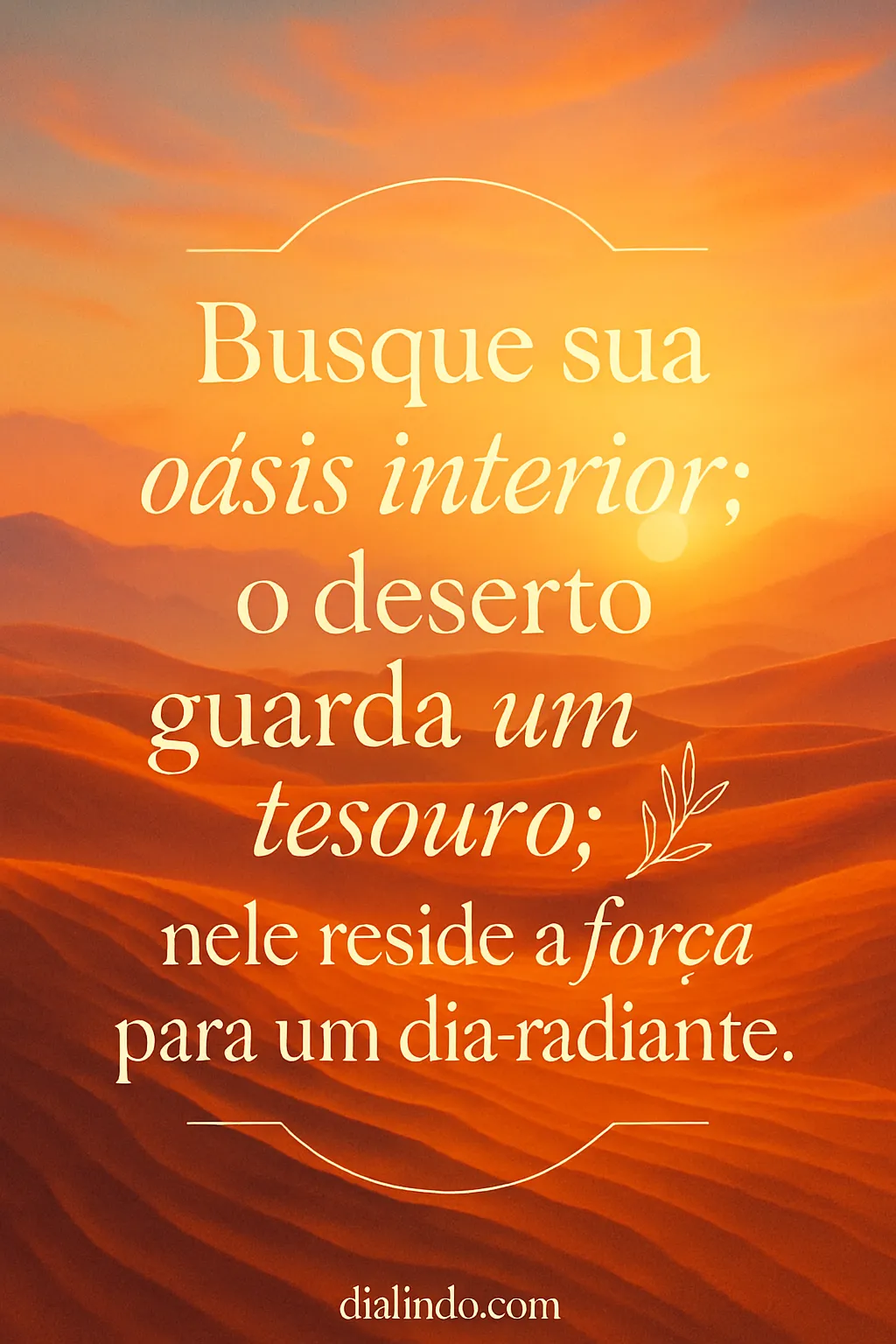 Deserto Radiante: Tesouro Interior