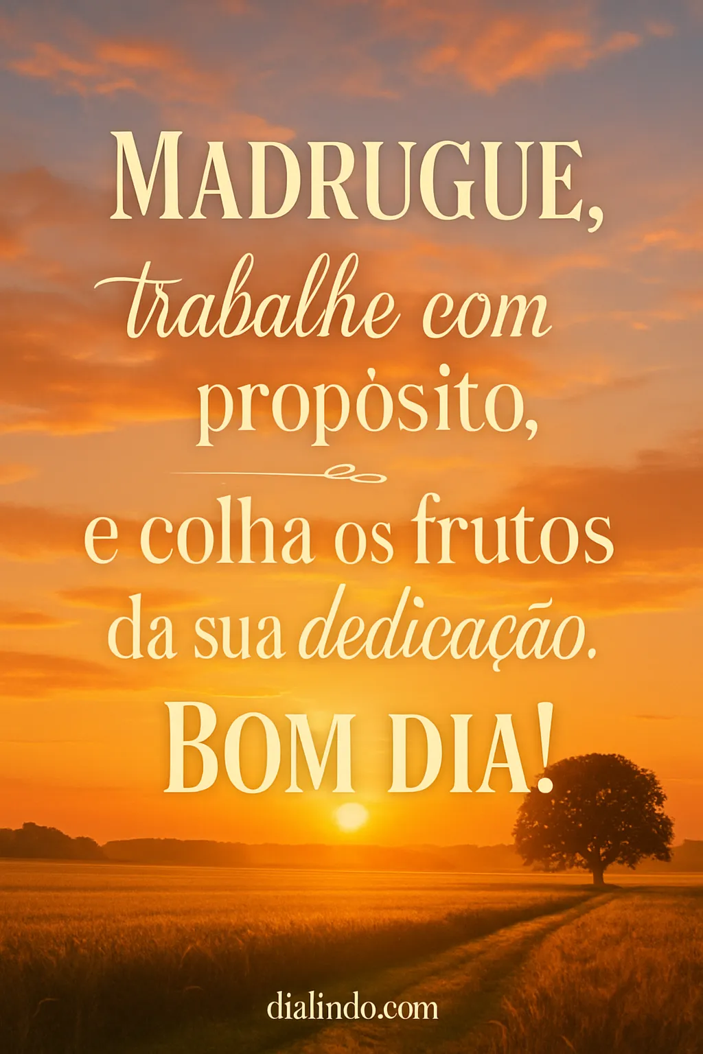 Colheita da Dedicação Matinal