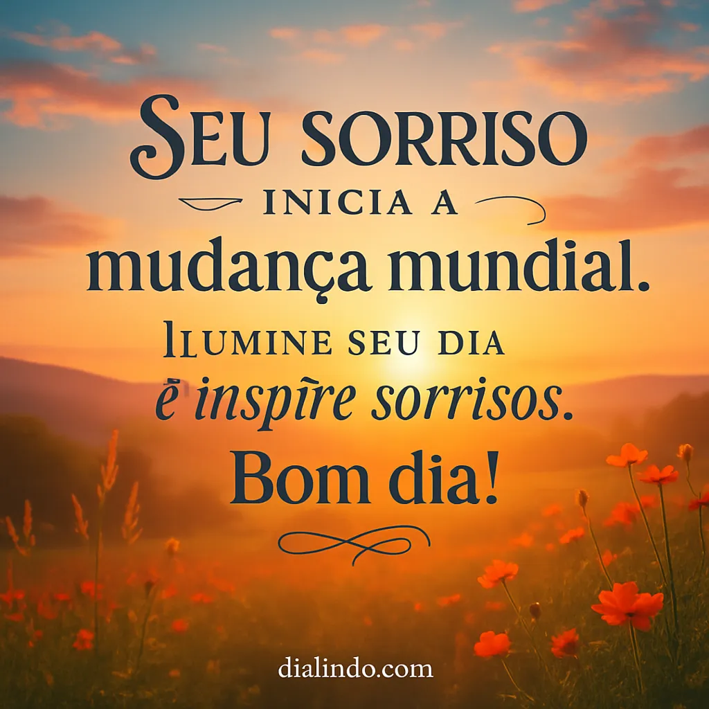 Sorrisos Contagiosos: Mudança Mundial