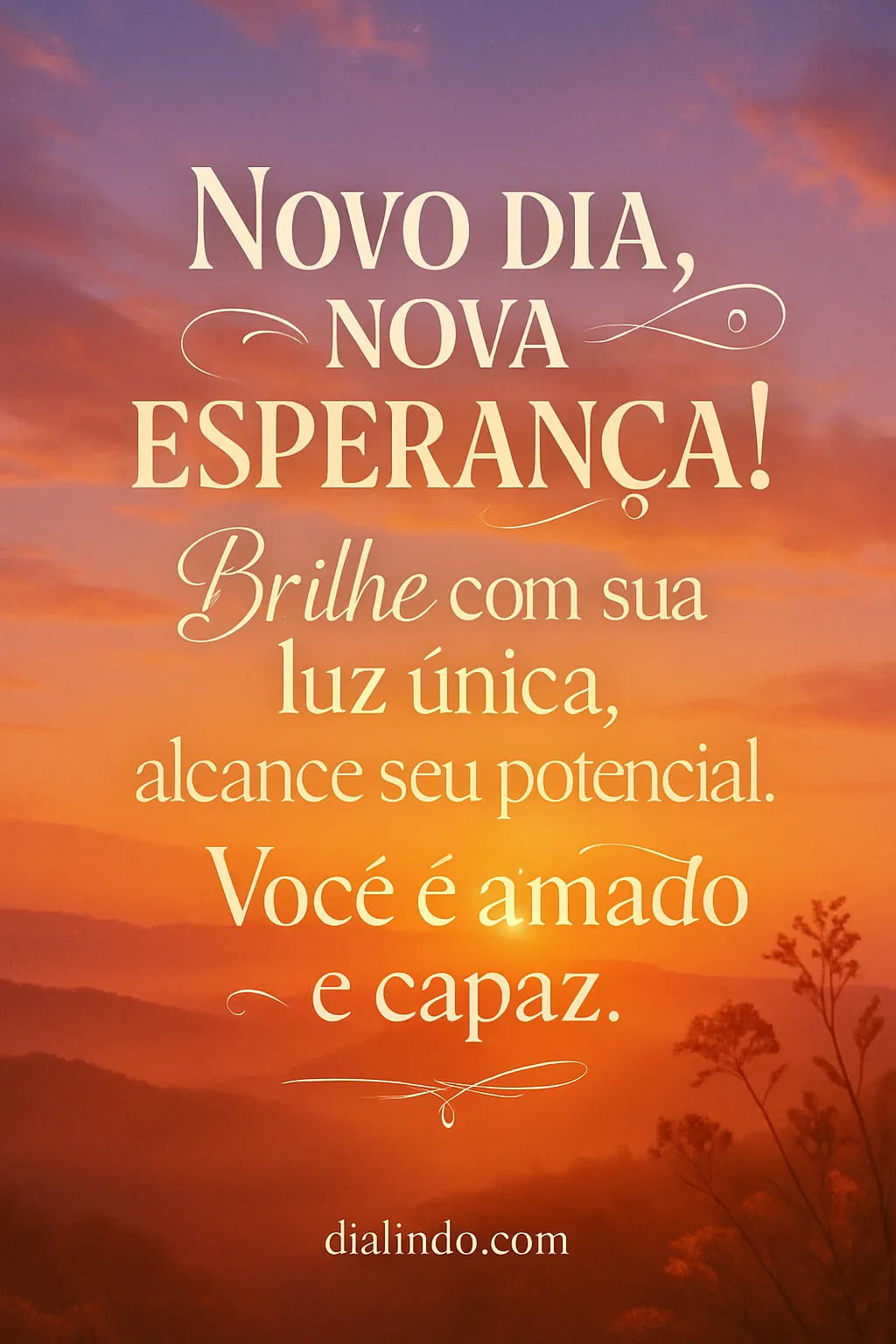 Sua Luz Única Brilha