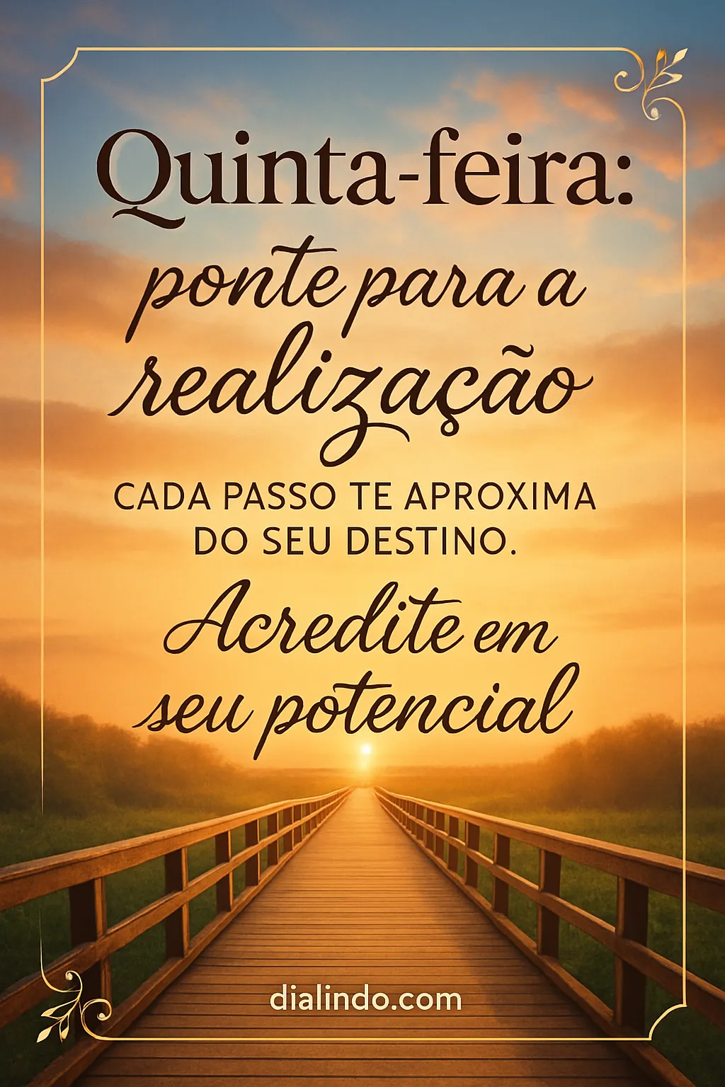 Quinta: Ponte ao Destino