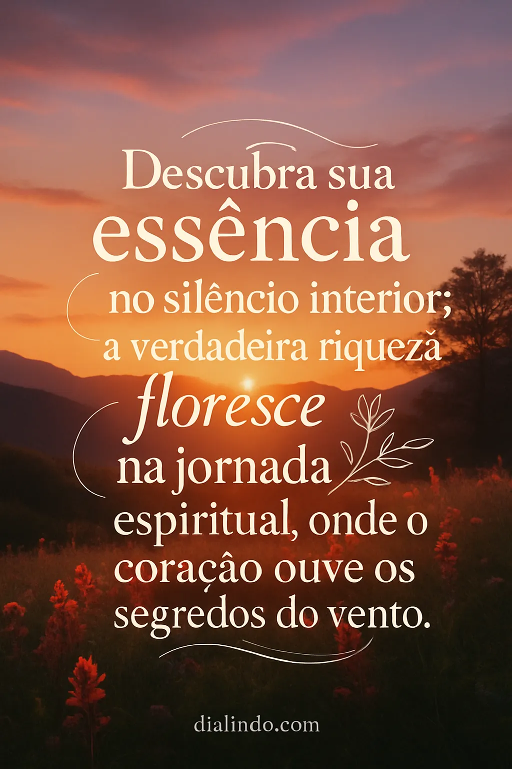 A Riqueza do Silêncio Interior
