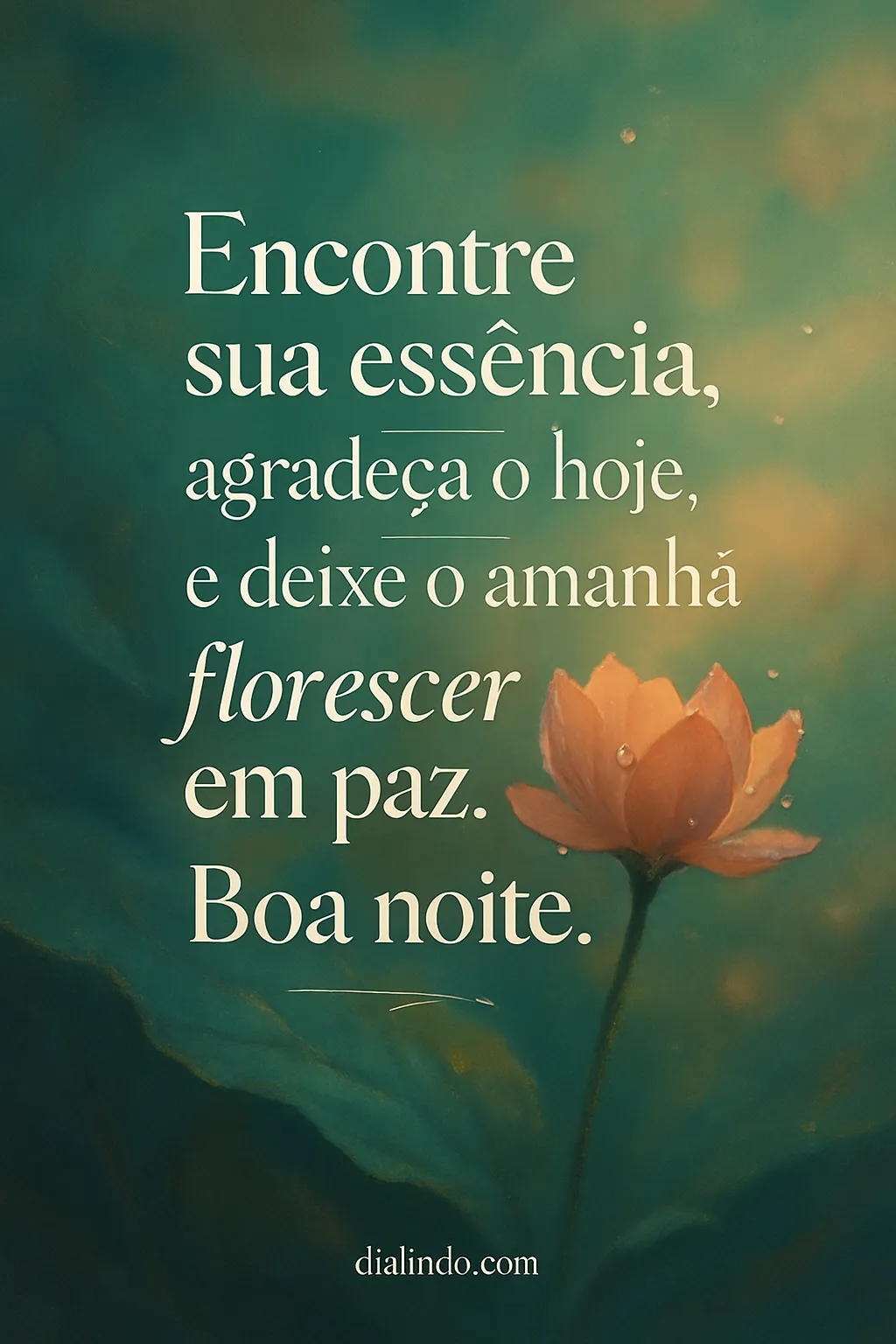 Essência, Gratidão, Amanhecer Sereno