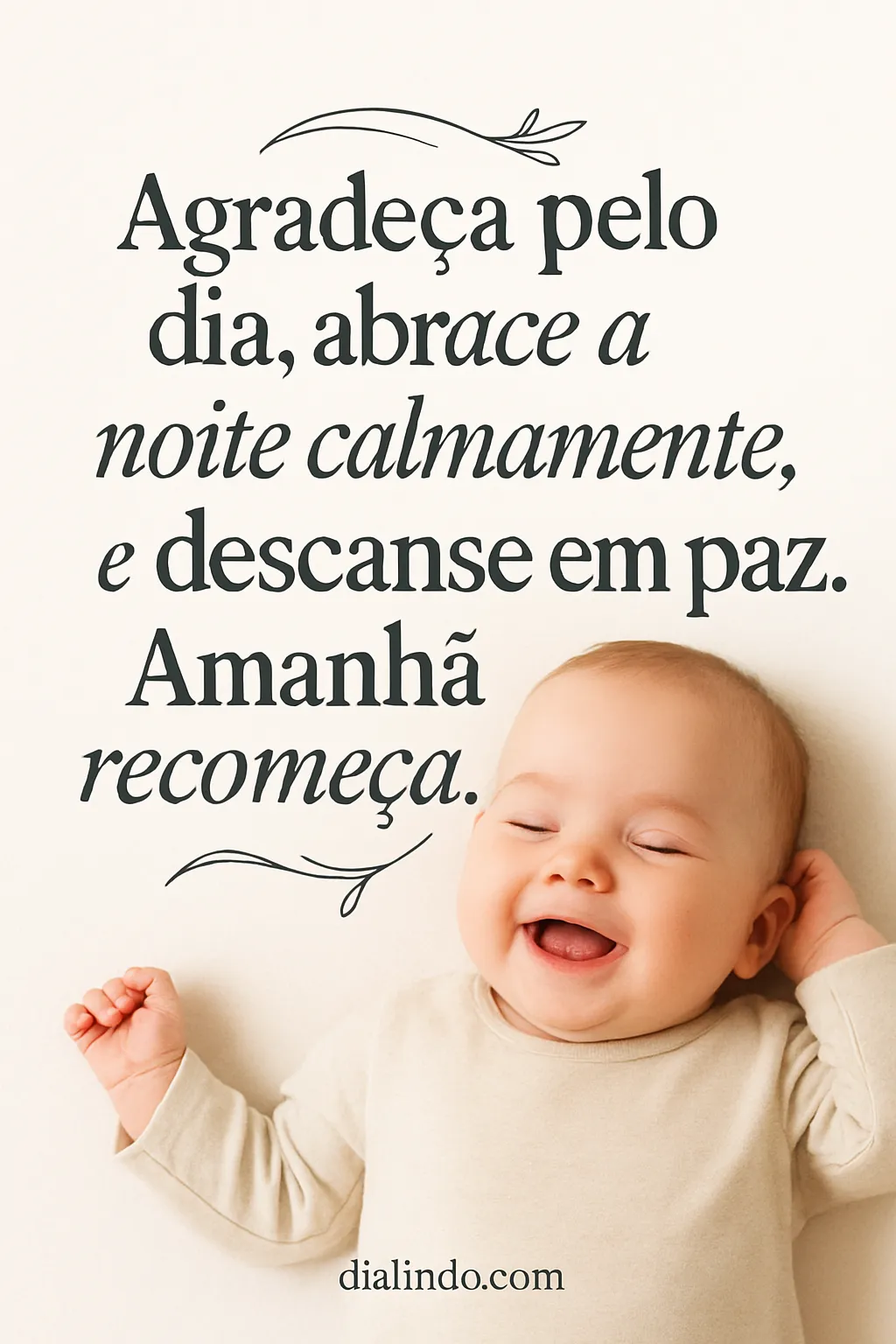 Gratidão Noturna, Paz Amanhecer