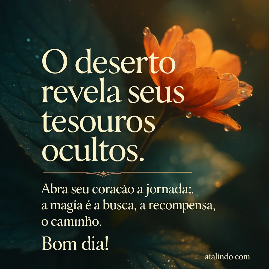 Tesouros Desérticos: Magia da Jornada