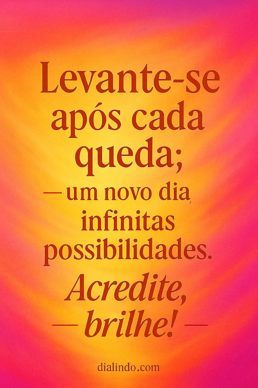 Amanhecer Infinito de Possibilidades