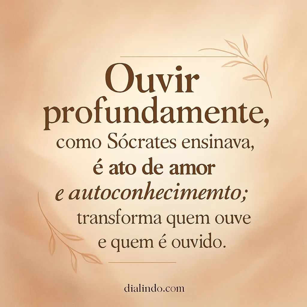 Escuta: Amor, Transformação