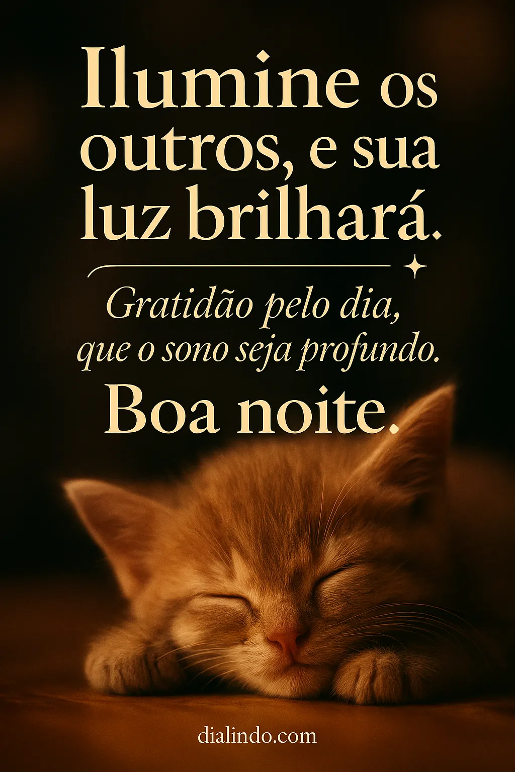 Luz Compartilhada, Sono Tranquilo