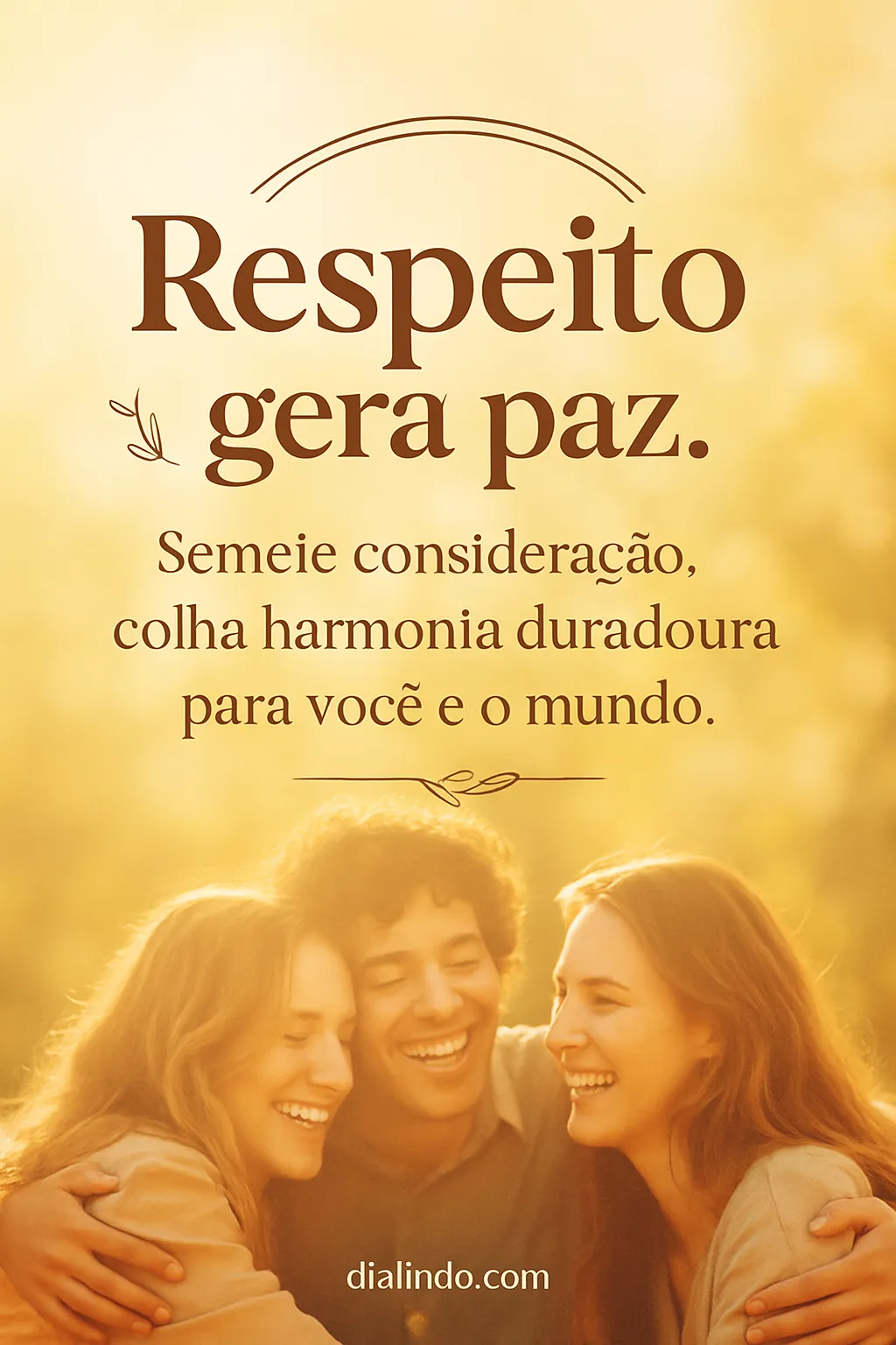 Respeito: Semente da Paz