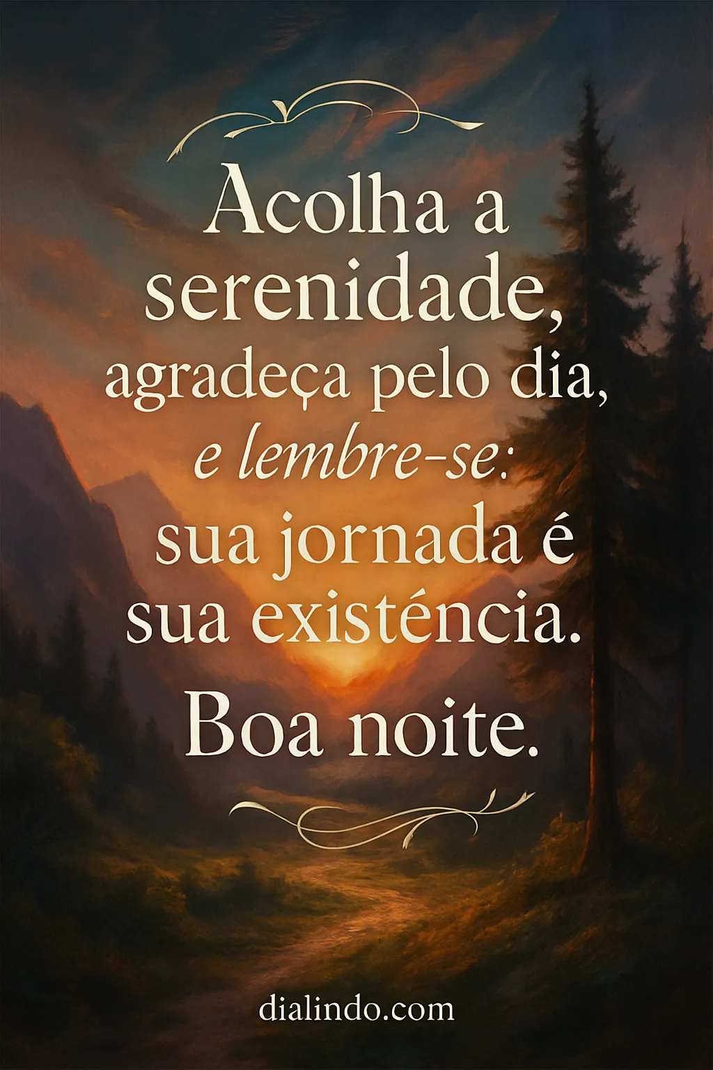 Sua Jornada, Sua Serenidade