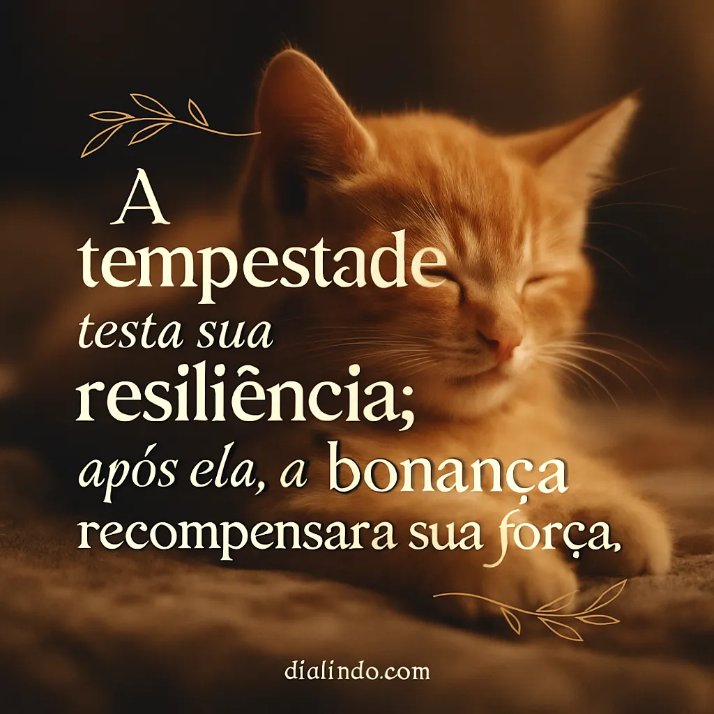 Resiliência: Bonança Após a Tempestade