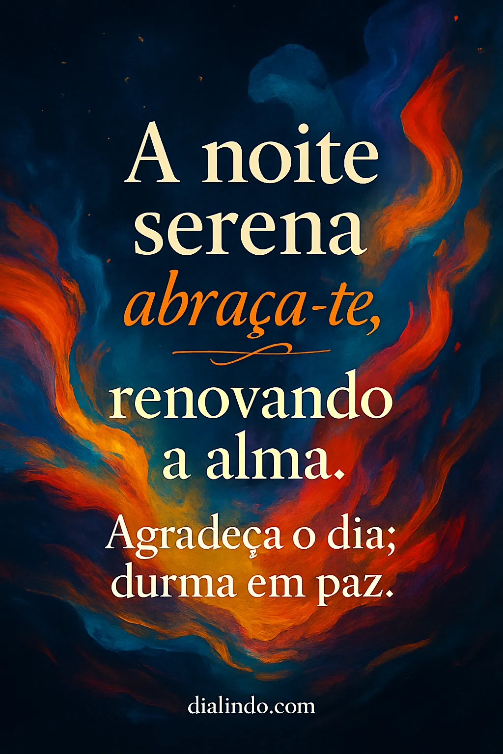 Abraço Noturno de Gratidão