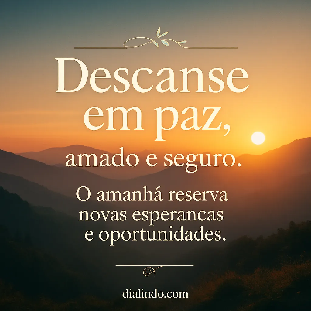 Paz, Amanhecer Esperançoso