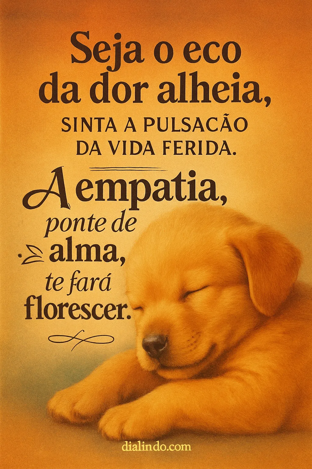 Florescer na Dor Alheia