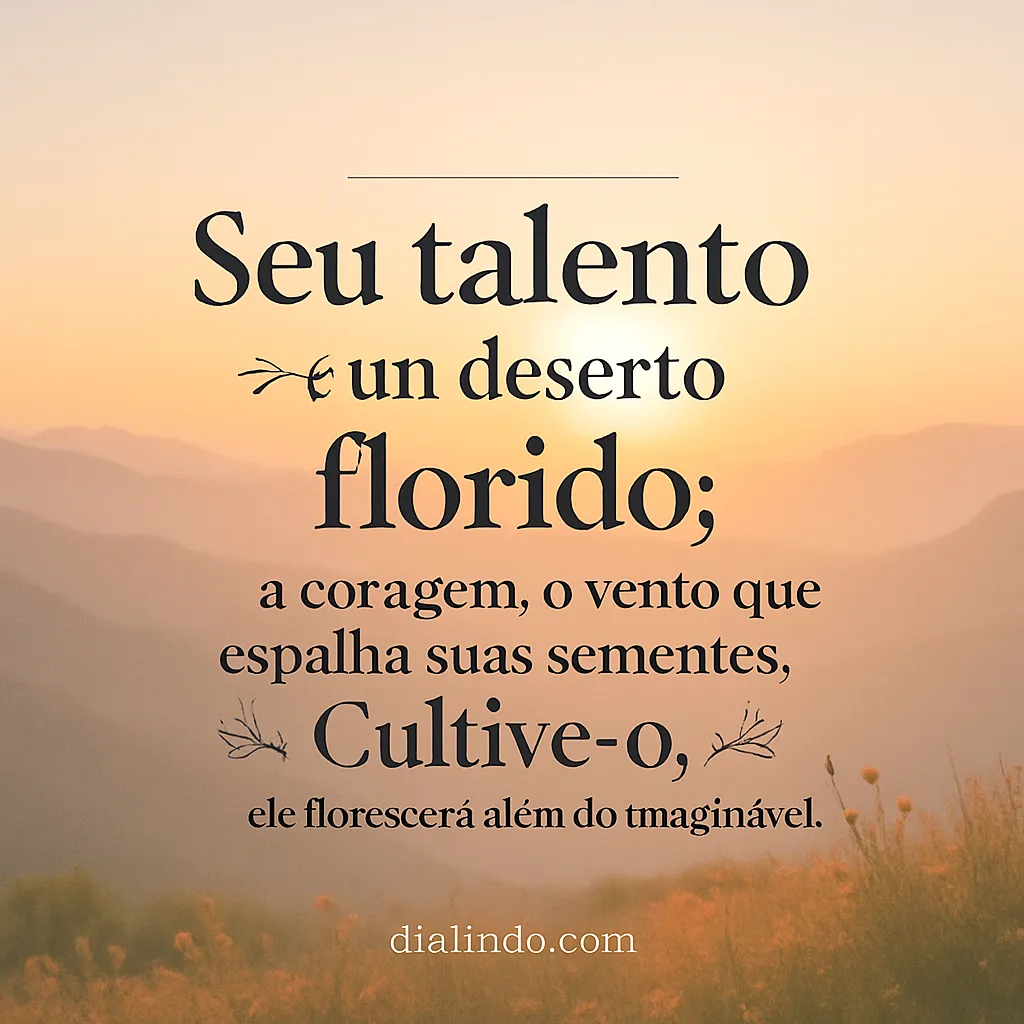 Deserto Florido em Vento