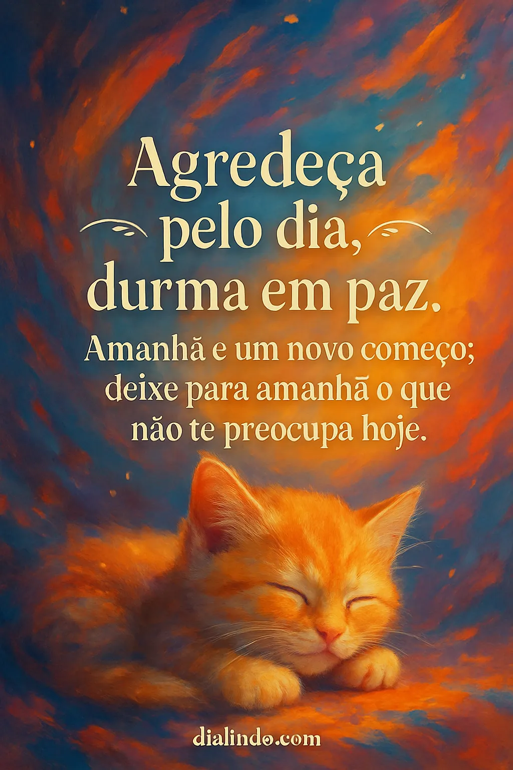 Gratidão Noturna, Novo Amanhecer