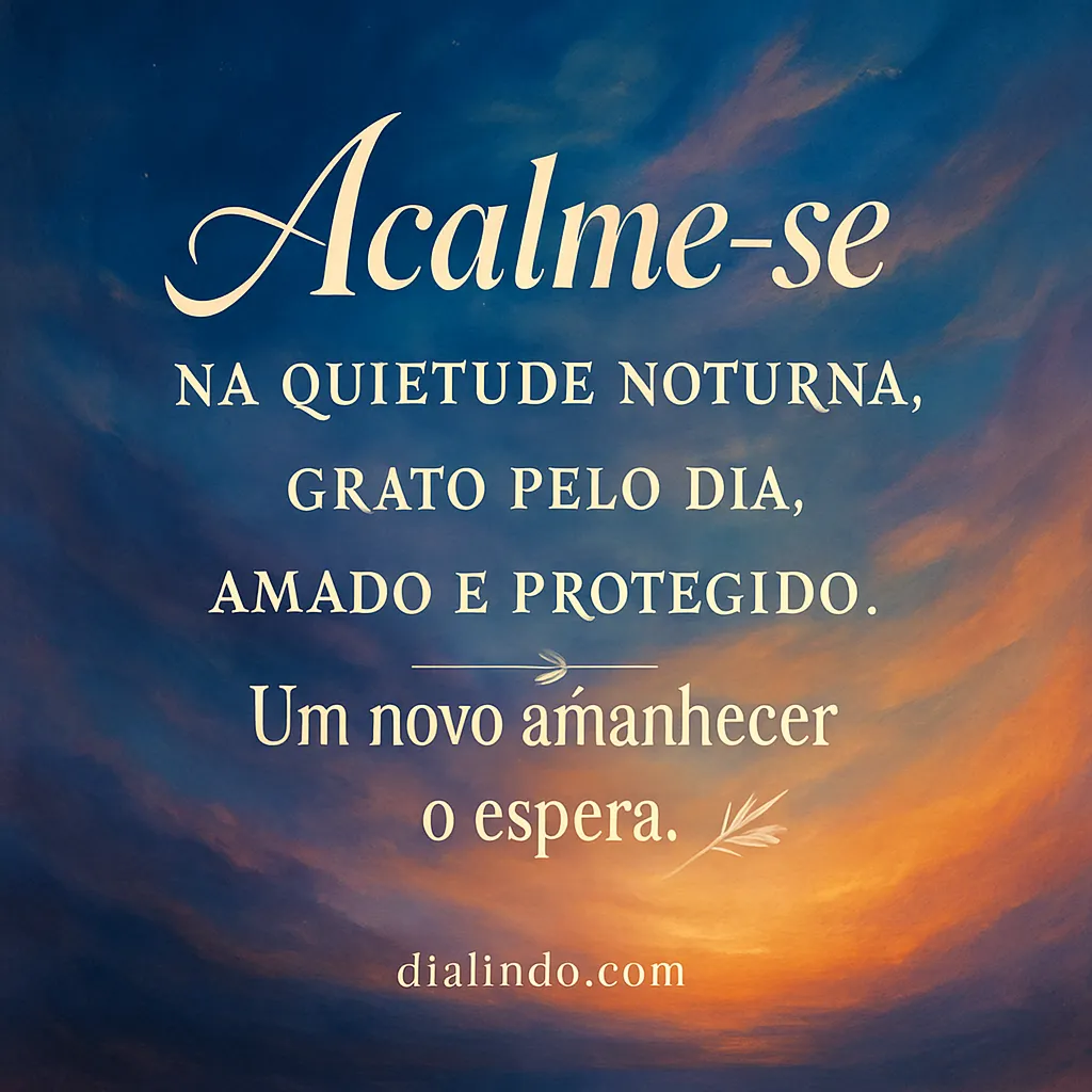 Gratidão Noturna, Novo Amanhecer