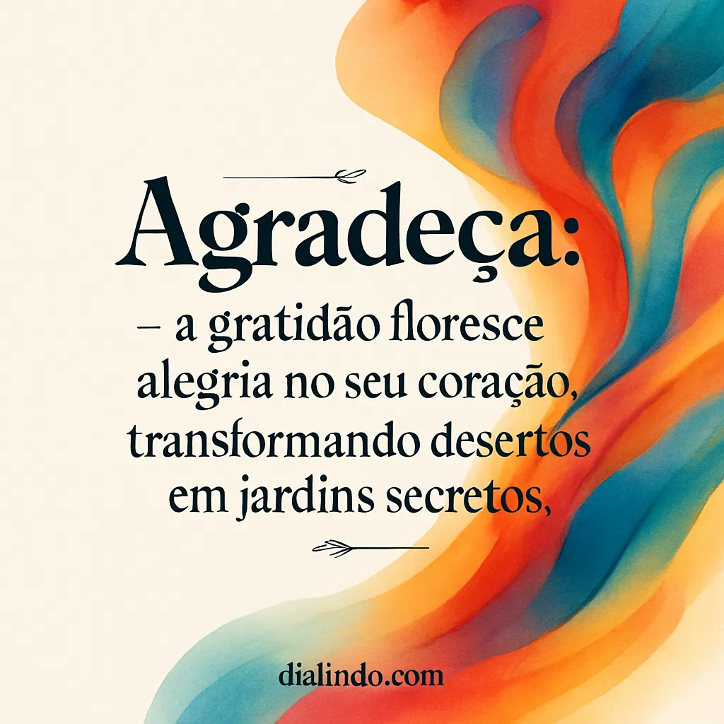 Gratidão: Jardins Secretos