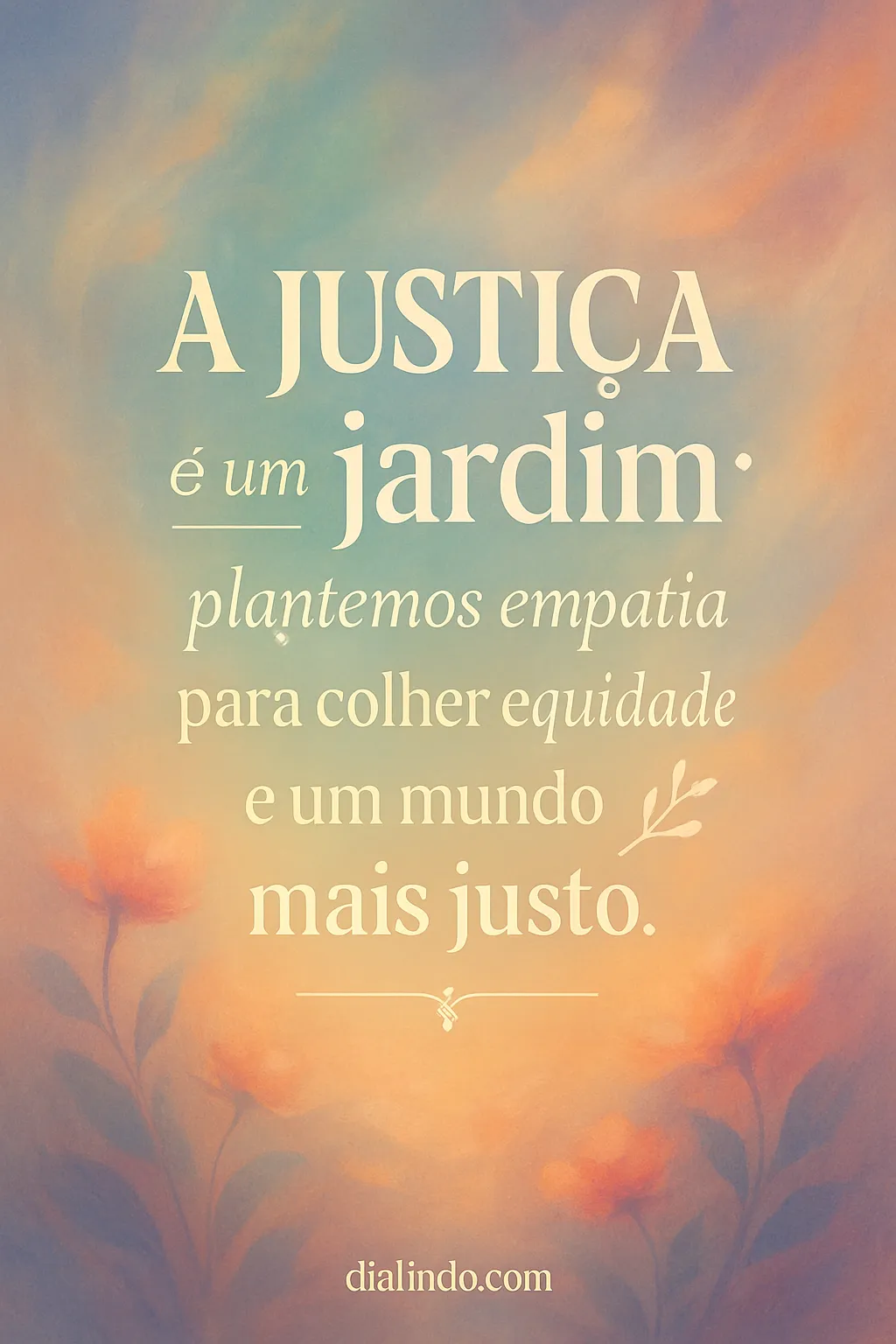 Justiça: Jardim da Empatia