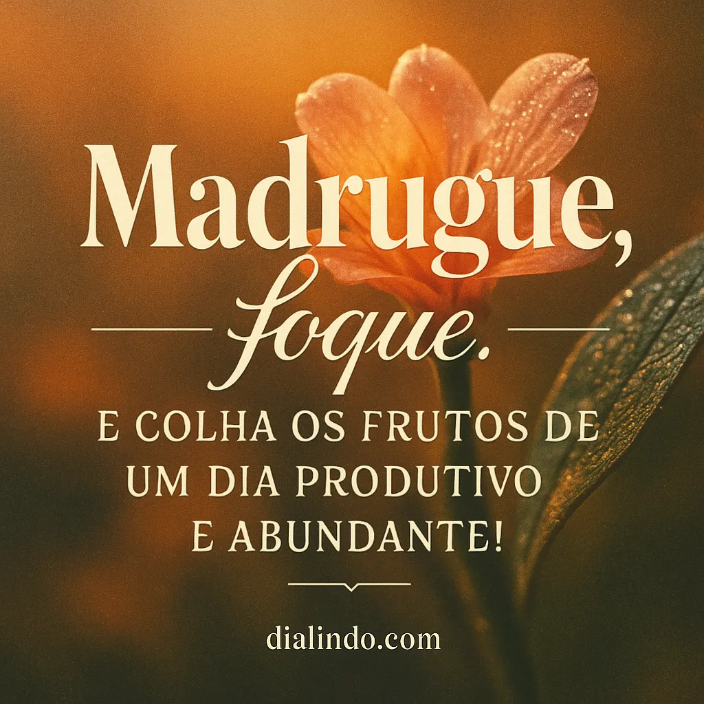 Colheita Matinal Abundante