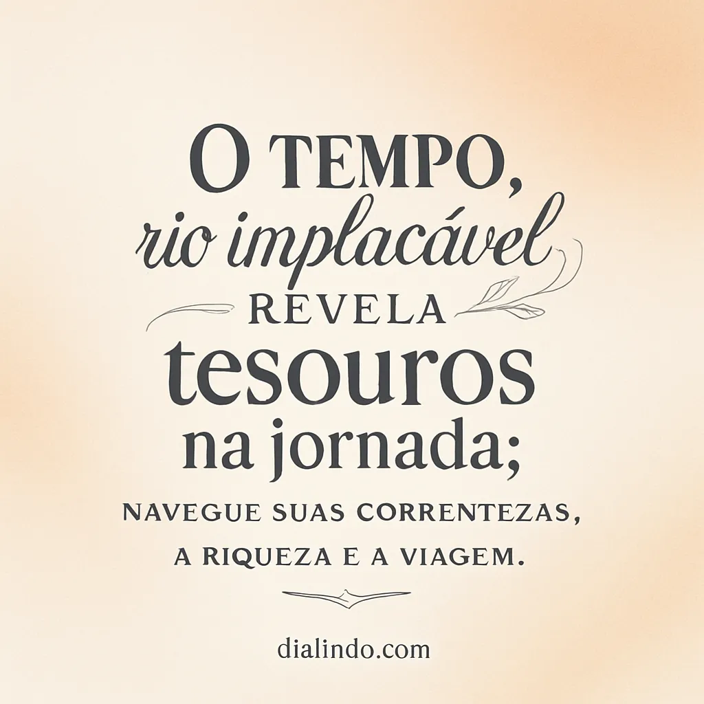 Tesouros no Fluxo do Tempo