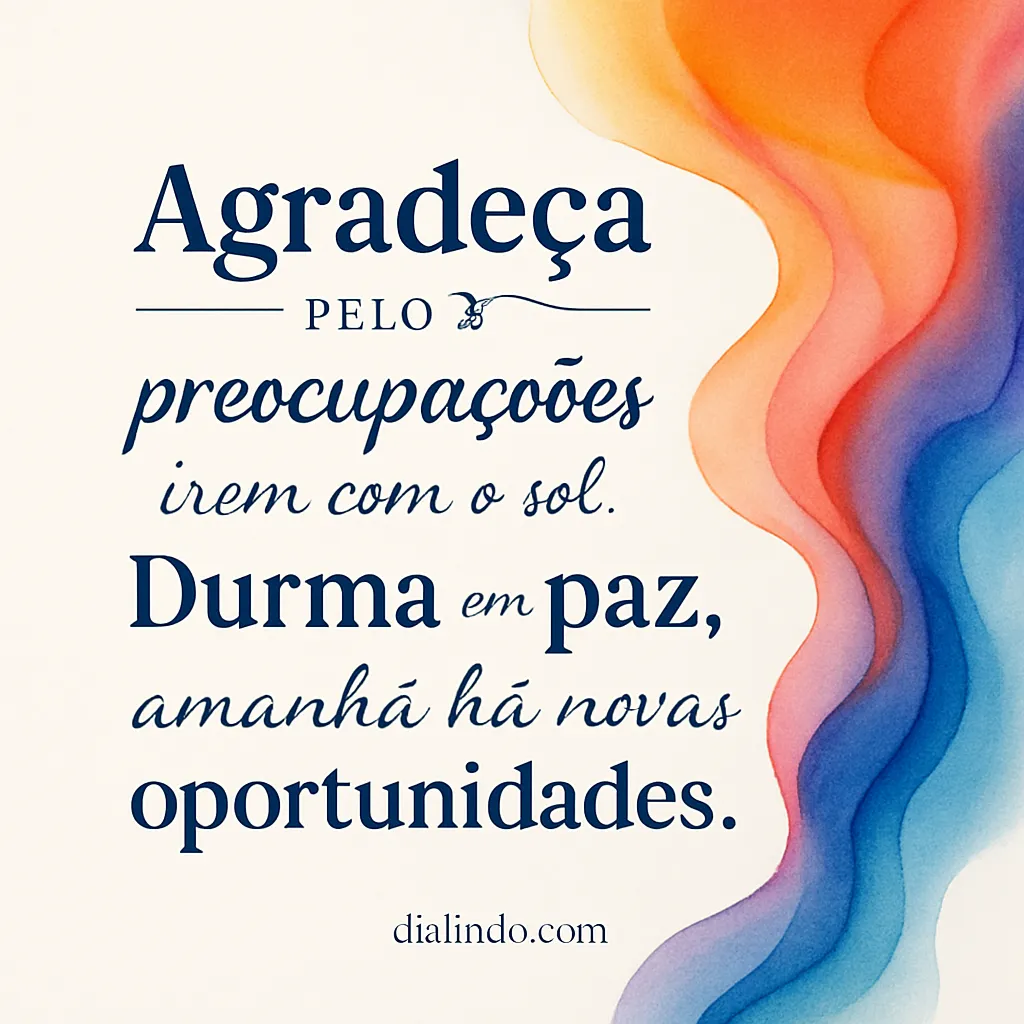 Gratidão ao Sol Poente