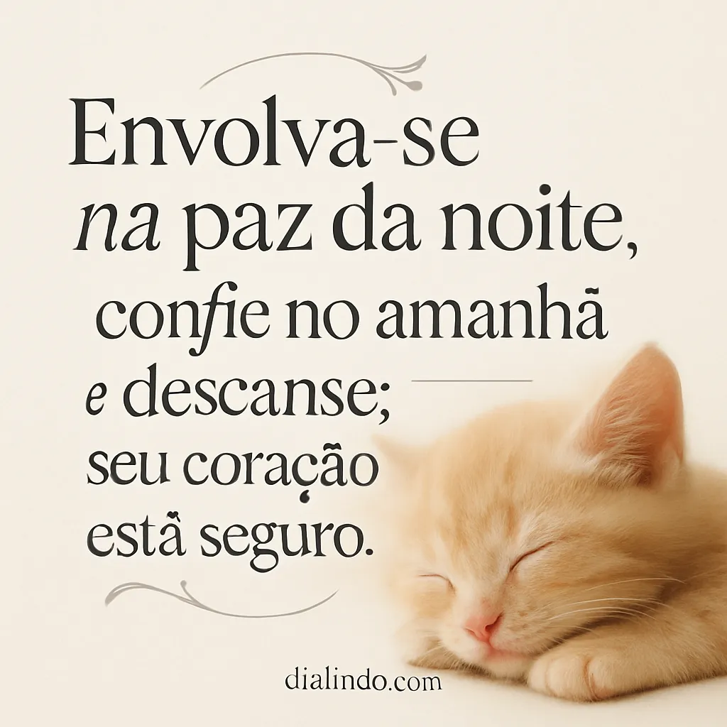 Coração Seguro, Noite Tranquila