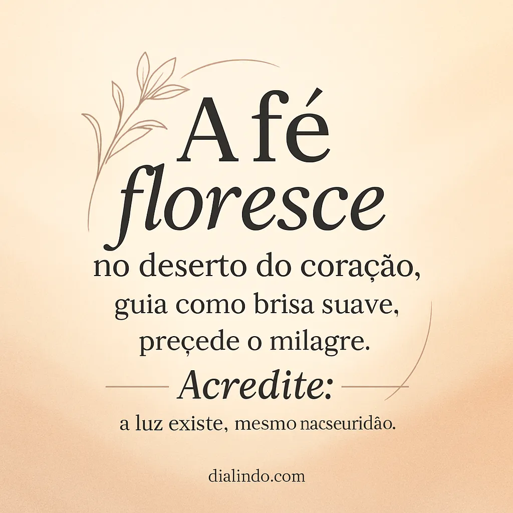 Brisa Suave, Milagre Próximo