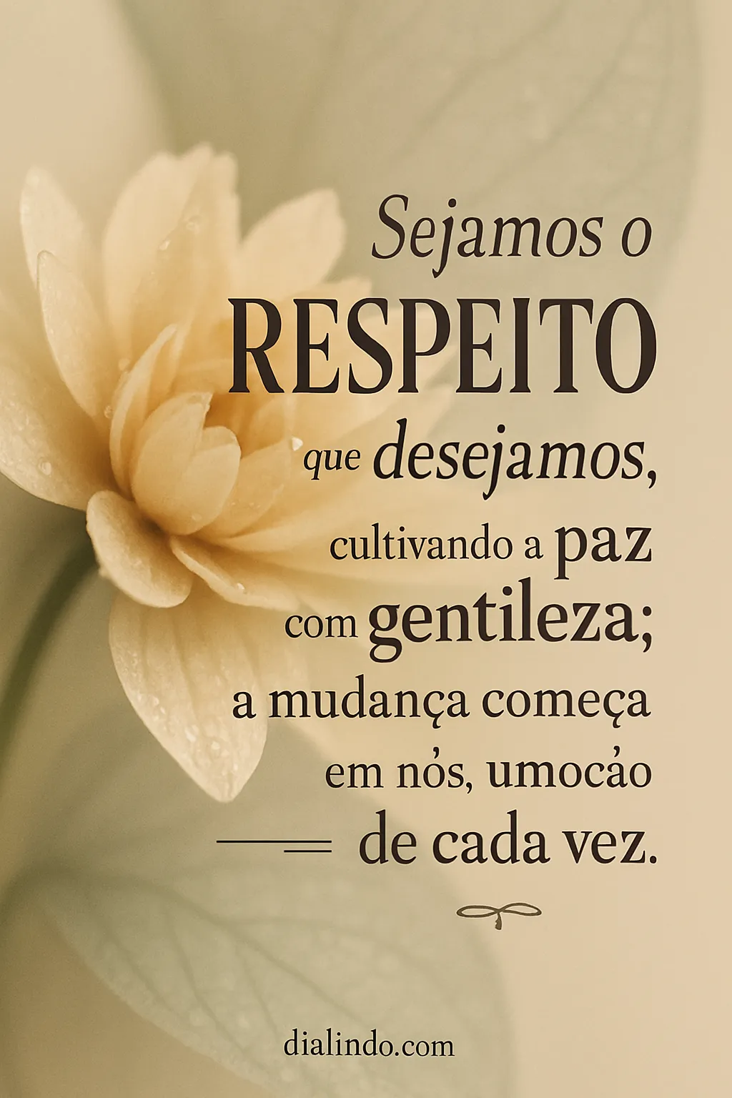 Paz Gentil: Mudança Interior