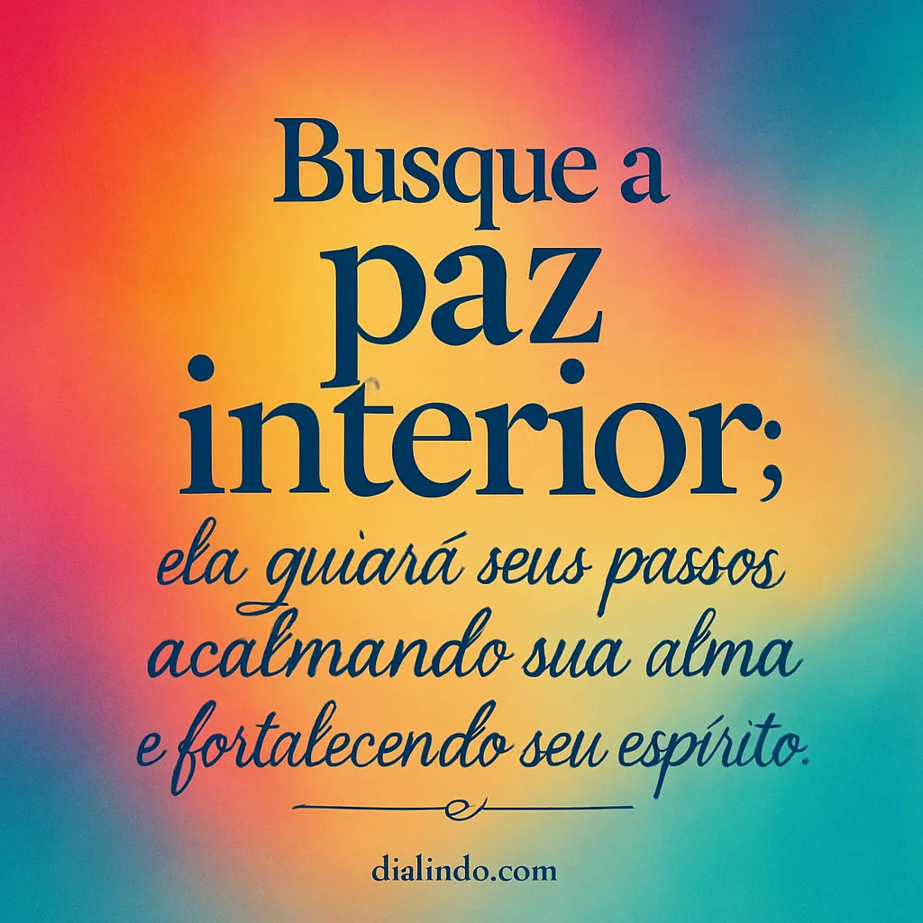 Paz Interior: Guia Silencioso