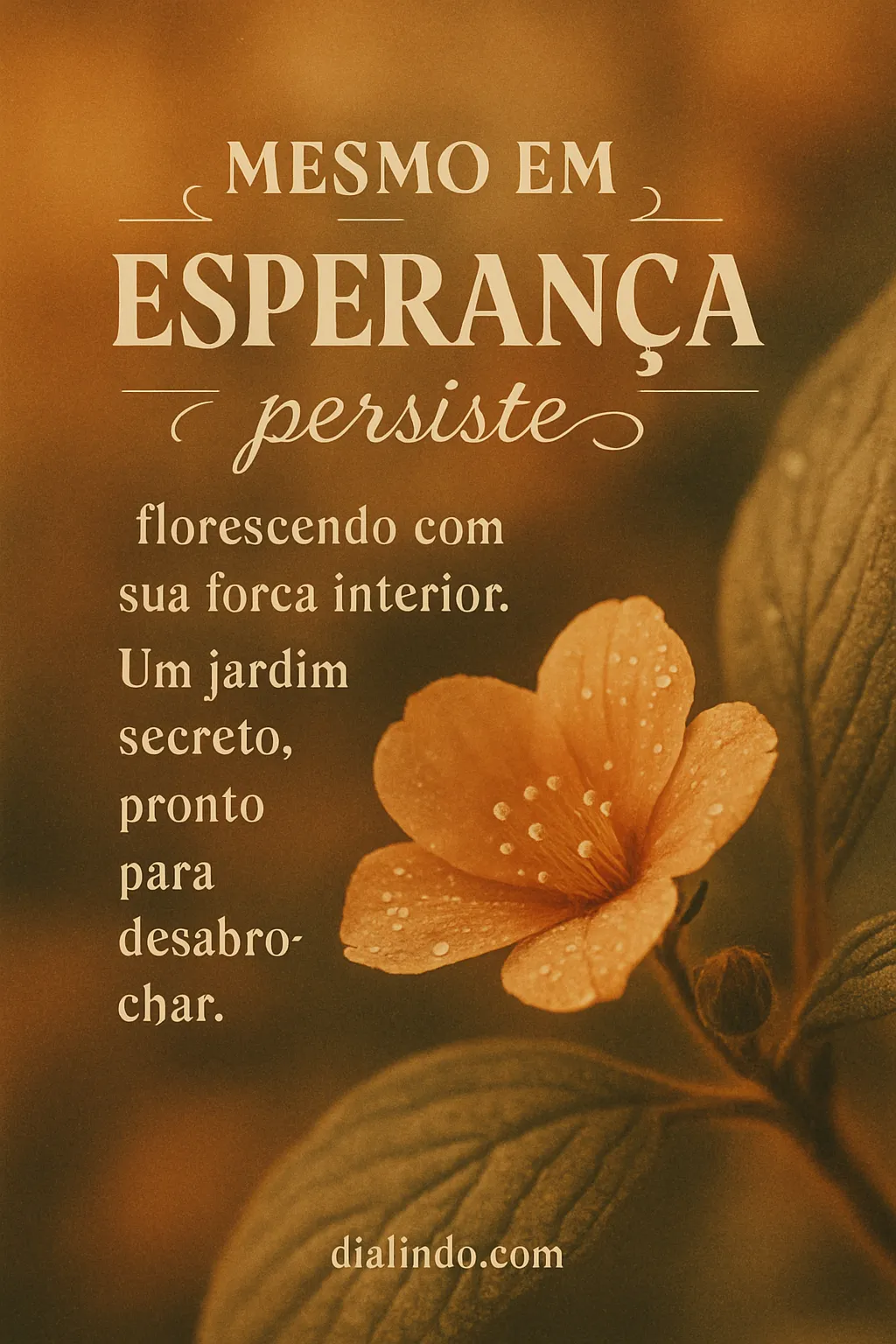 Jardins Secretos Desabrocham