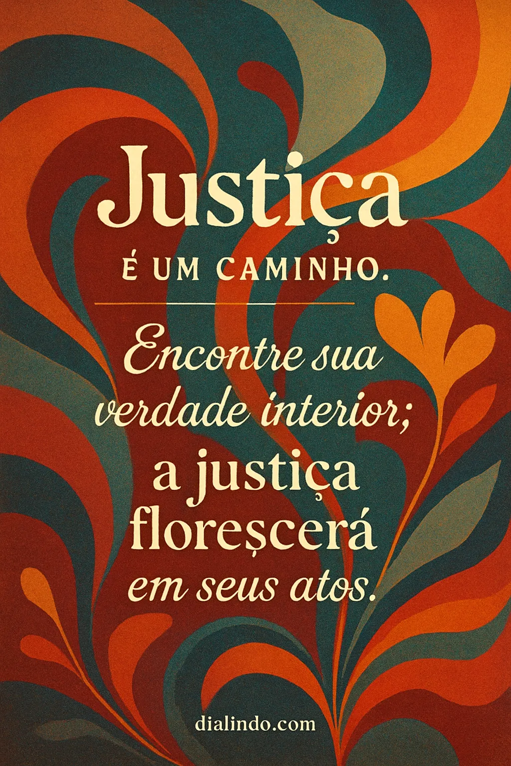 Justiça Interior Floresce