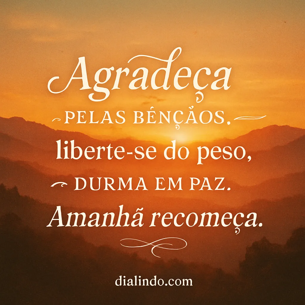 Gratidão, Paz, Novo Amanhecer