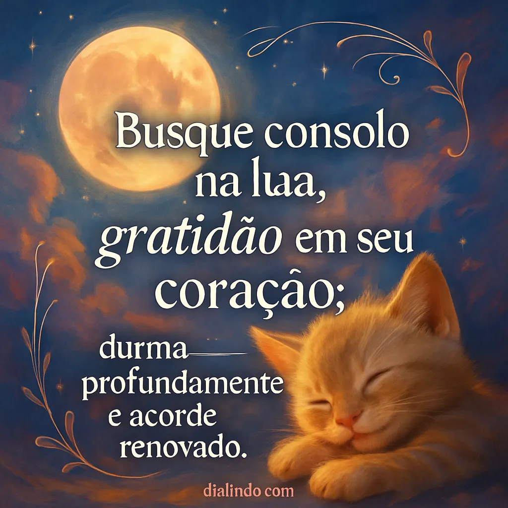 Lua, Gratidão, Renovação