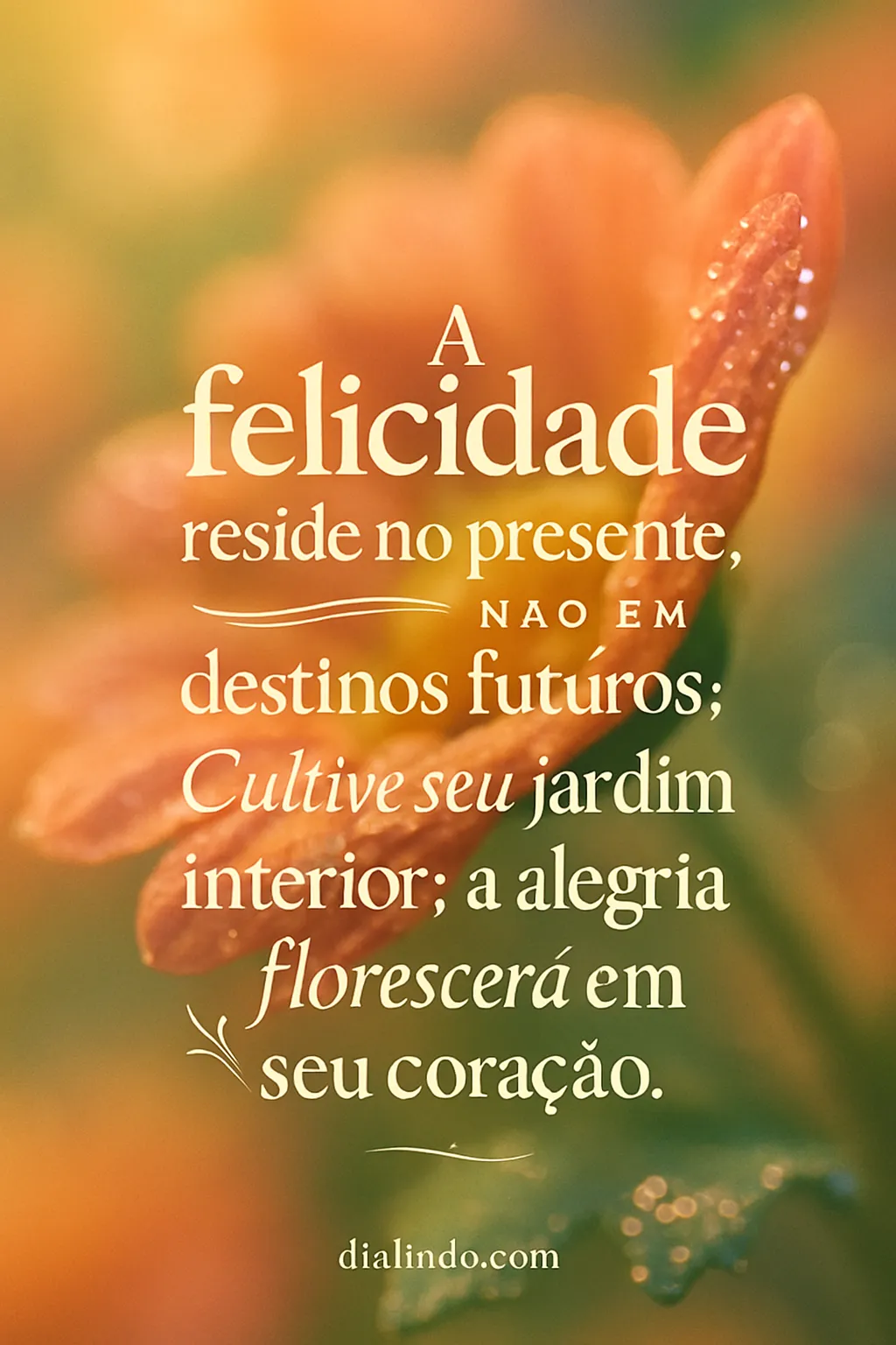 Florescendo o Jardim Interior